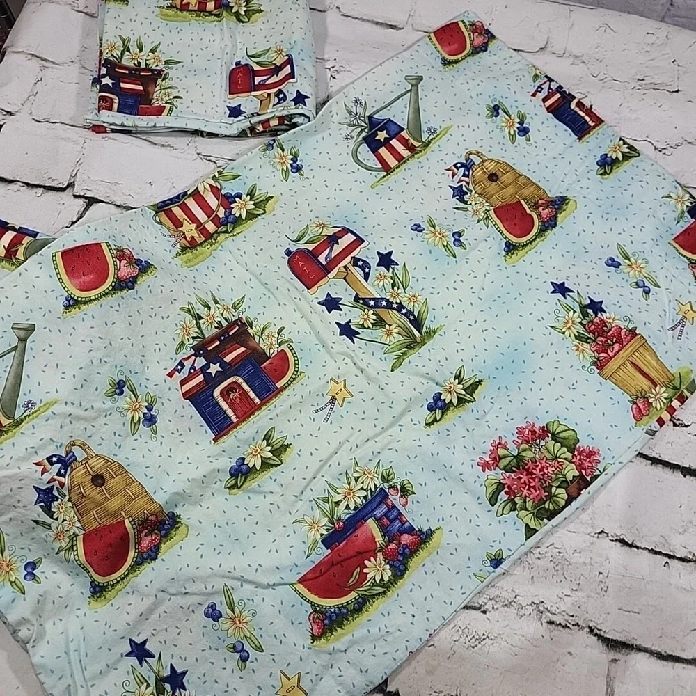 Summer Patriotic 4th‎ Of July Pillowcases Pillow Shams Handmade Lot Of 4 29
